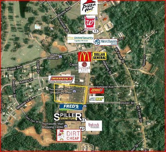 Thomasville Plaza Shopping Ctr: 33151 U.S. 43, Thomasville, AL 36784